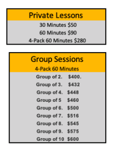 Individual or Group Lessons